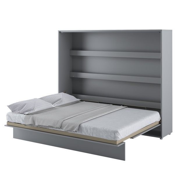Sklápacia posteľ BED CONCEPT 2 sivá, 160x200 cm 1
