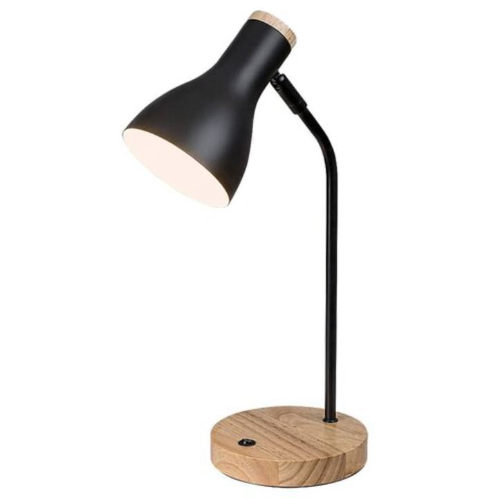 Stolná lampa FERB čierna/hnedá 1