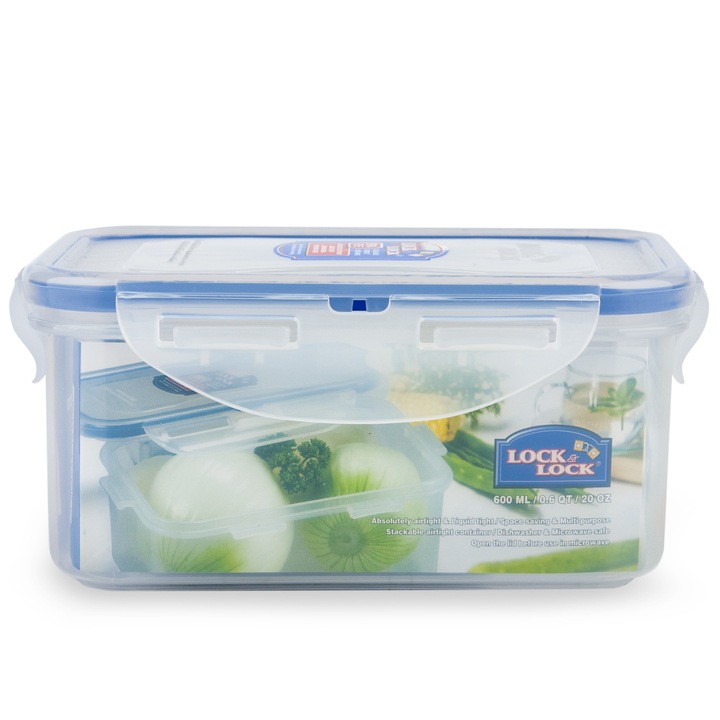 Dóza na potraviny LOCK 600 ml, plast 1