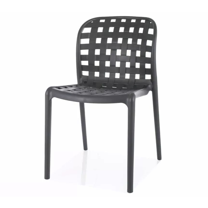 Jedálenská stolička STRAP sivá 1