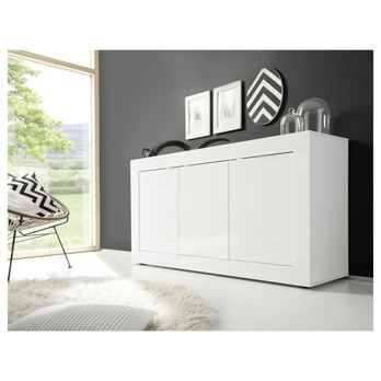 Komoda  BASIC 5 biela lesklá 1