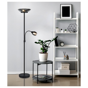 Stojacia lampa GERRY čierna 1