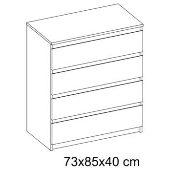 Komoda IDEA 06 biela 3