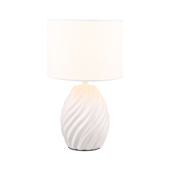 Stolná lampa MELVA biela 1